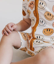 Load image into Gallery viewer, Smiley Bamboo Baby Romper