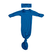 Load image into Gallery viewer, Blue Knotted Gown