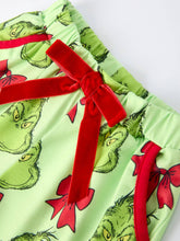Load image into Gallery viewer, Mommy And Me Christmas Character Bow Print Girls Pajama Set - Believe Inspire Beauty