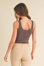 Load image into Gallery viewer, Seamless Reversible Stonewashed Ribbed Tank - Believe Inspire Beauty