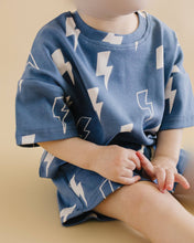 Load image into Gallery viewer, Blue Bolts Short Set