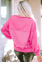 Load image into Gallery viewer, Pink Button Sweatshirt
