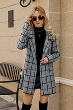 Load image into Gallery viewer, Printed Open Front Lapel Collar Cardigan with Pockets - Believe Inspire Beauty