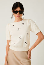 Load image into Gallery viewer, espresso Martini' Emboidered Knit Top - Believe Inspire Beauty
