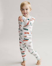 Load image into Gallery viewer, Christmas Bamboo Kids Two Piece Set | Skateboard