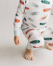 Load image into Gallery viewer, Christmas Bamboo Kids Two Piece Set | Skateboard