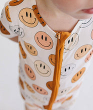 Load image into Gallery viewer, Smiley Bamboo Baby Romper
