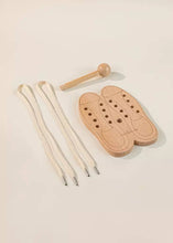 Load image into Gallery viewer, Wooden Lacing Game