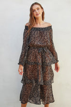 Load image into Gallery viewer, Off the shoulder Tier Dress