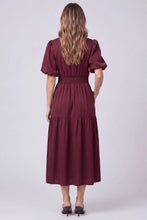 Load image into Gallery viewer, TIERED MIDI DRESS