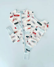 Load image into Gallery viewer, Christmas Bamboo Kids Two Piece Set | Skateboard