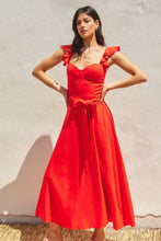 Load image into Gallery viewer, Corset Flutter Dress
