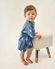 Load image into Gallery viewer, Blue Bolts Short Set