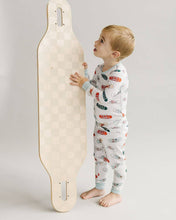 Load image into Gallery viewer, Christmas Bamboo Kids Two Piece Set | Skateboard