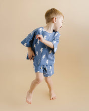 Load image into Gallery viewer, Blue Bolts Short Set