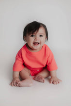 Load image into Gallery viewer, Hot Neon Pink Barbie Summer Waffle Toddler Top & Bottom Set