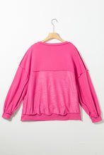 Load image into Gallery viewer, Pink Button Sweatshirt