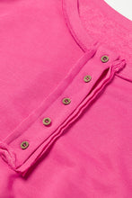 Load image into Gallery viewer, Pink Button Sweatshirt