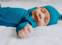 Load image into Gallery viewer, Blue Knotted Gown