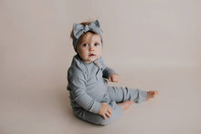 Load image into Gallery viewer, Baby Ribbed Playsuit with Pockets