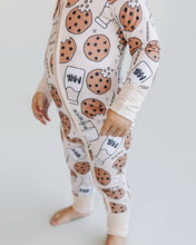 Load image into Gallery viewer, Bamboo Baby Zip Romper | Milk & Cookies