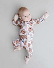 Load image into Gallery viewer, Bamboo Baby Zip Romper | Milk & Cookies
