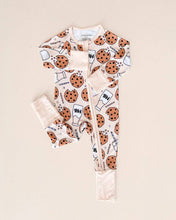 Load image into Gallery viewer, Bamboo Baby Zip Romper | Milk & Cookies