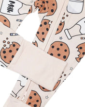 Load image into Gallery viewer, Bamboo Baby Zip Romper | Milk & Cookies