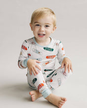 Load image into Gallery viewer, Christmas Bamboo Kids Two Piece Set | Skateboard