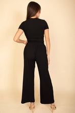 Load image into Gallery viewer, Relaxed Fit Top and Wide-Leg Pants Set