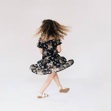 Load image into Gallery viewer, Black Floral Dress- Child - Believe Inspire Beauty