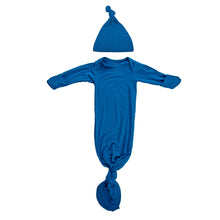 Load image into Gallery viewer, Blue Knotted Gown