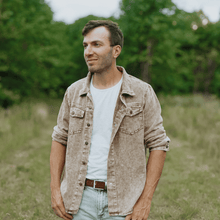 Load image into Gallery viewer, Brown Denim Jacket - Adult - Believe Inspire Beauty