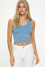 Load image into Gallery viewer, Seamless Reversible Stonewashed Ribbed Tank - Believe Inspire Beauty