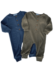 Load image into Gallery viewer, Marshall Button Front Jumpsuit - Coffee