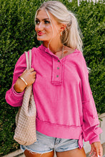Load image into Gallery viewer, Pink Button Sweatshirt