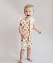 Load image into Gallery viewer, Smiley Bamboo Baby Romper