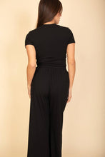 Load image into Gallery viewer, Relaxed Fit Top and Wide-Leg Pants Set
