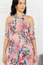 Load image into Gallery viewer, Sew In Love Full Size Fresh-Cut Flowers Cold-Shoulder Dress - Believe Inspire Beauty