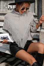 Load image into Gallery viewer, Tassel Front Long Sleeve Pullover Sweater - Believe Inspire Beauty