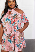 Load image into Gallery viewer, Sew In Love Full Size Fresh-Cut Flowers Cold-Shoulder Dress - Believe Inspire Beauty