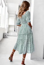 Load image into Gallery viewer, Floral Off-Shoulder Smocked Midi Dress