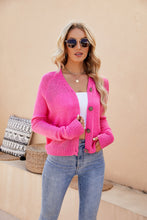 Load image into Gallery viewer, Raglan Sleeve Button Front Cardigan - Believe Inspire Beauty