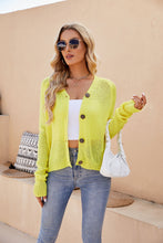Load image into Gallery viewer, Raglan Sleeve Button Front Cardigan - Believe Inspire Beauty