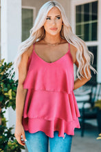 Load image into Gallery viewer, Layered Adjustable Strap Cami