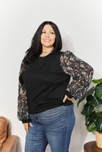 Load image into Gallery viewer, Foil Printed Sleeve Top