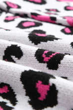 Load image into Gallery viewer, Leopard Contrast Trim Open Front Longline Cardigan*