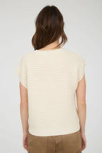 Load image into Gallery viewer, BUTTON DOWN SHORT SLEEVE KNIT CARDIGAN VEST
