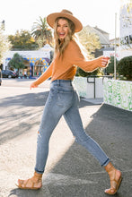 Load image into Gallery viewer, High Rise Button Up Ankle Skinny w/ Cuff
