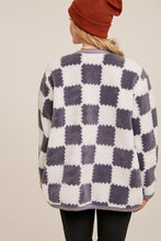 Load image into Gallery viewer, Sherpa Gingham Jacket
